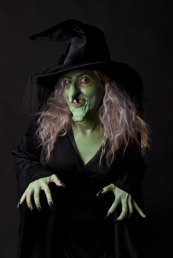 A Creepy Witch.