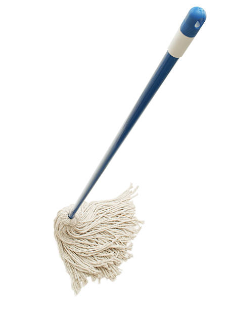 Standing Mop stock photo