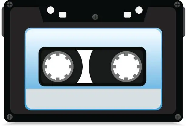 Vector illustration of Audio Cassette