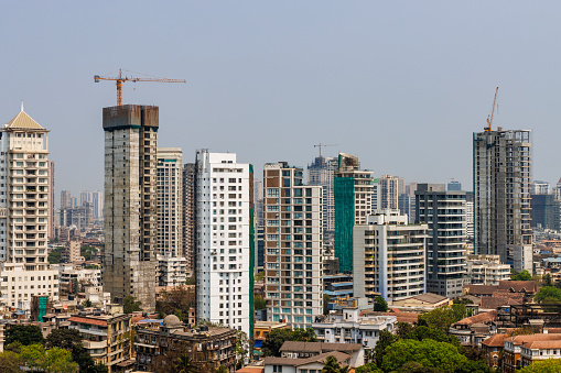 View from Malabar Hill in Mumbai, Maharashtra, India, Asia