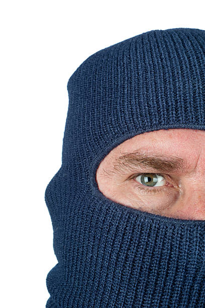istock Burglar wearing ski mask 157392126