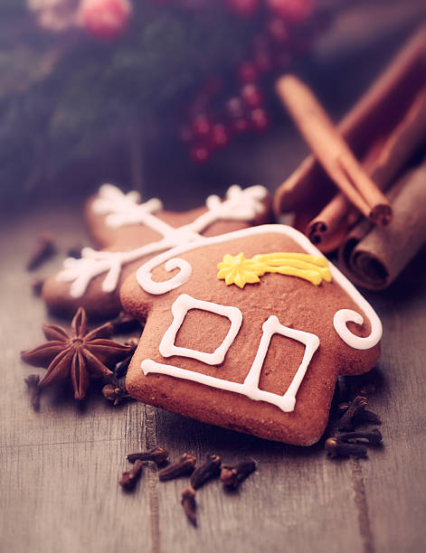 Gingerbread cookies and spices