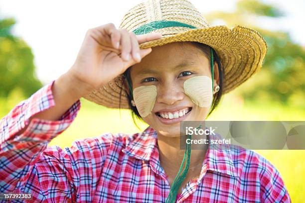 Burmese Woman Stock Photo - Download Image Now - Adult, Adults Only, Agricultural Field