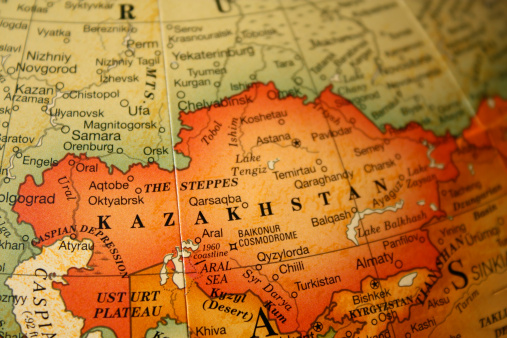 Map of Kazakhstan