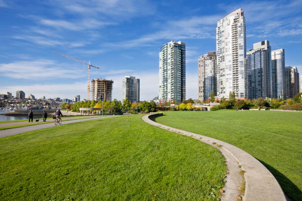 istock City Park and modern apartments 157393279