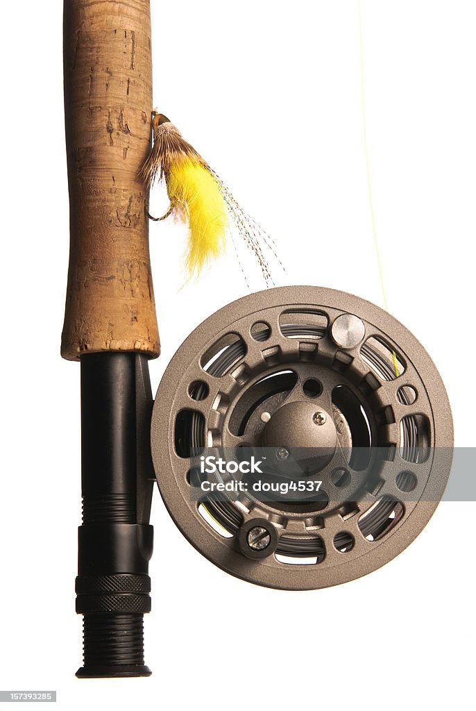 Fly Fishing Reel - Lizenzfrei Angelrolle Stock-Foto