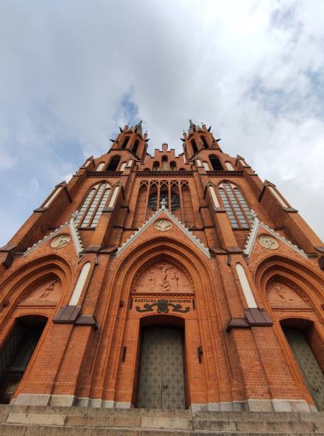 istock Catholic temple, Basilica in Bialystok, Poland 1573935736