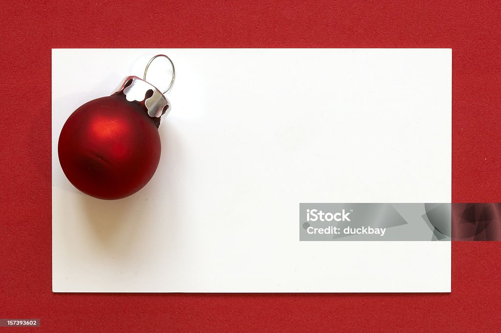 Carte de Noël - Photo de Blanc libre de droits