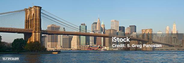 Photo libre de droit de Vue Sur La Ville De New York banque d'images et plus d'images libres de droit de Pont de Brooklyn - Pont de Brooklyn, Amérique du Nord, Appartement