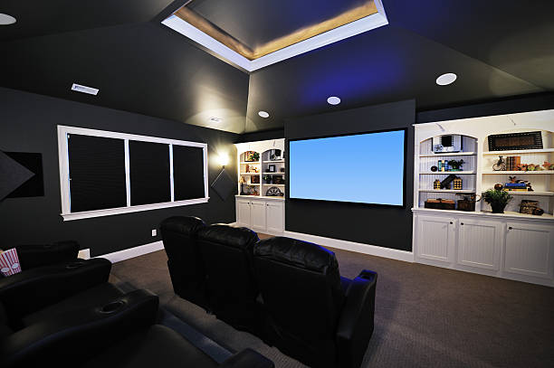 Home Theater  entertainment center stock pictures, royalty-free photos & images