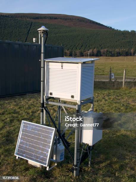Estación Meteorológica Escocia Foto de stock y más banco de imágenes de Aparatos solares - Aparatos solares, Color - Tipo de imagen, Día