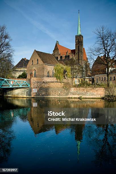 Ostrów Tumski Wroclaw Polen Stockfoto und mehr Bilder von Ableitungskanal - Ableitungskanal, Alt, Altstadt