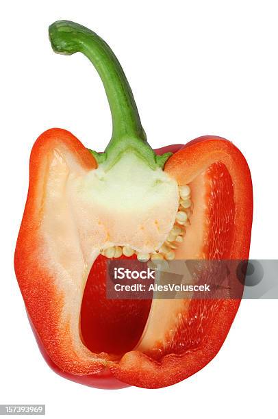 Pepper Slice Stock Photo - Download Image Now - Color Image, Cross Section, Cut Out
