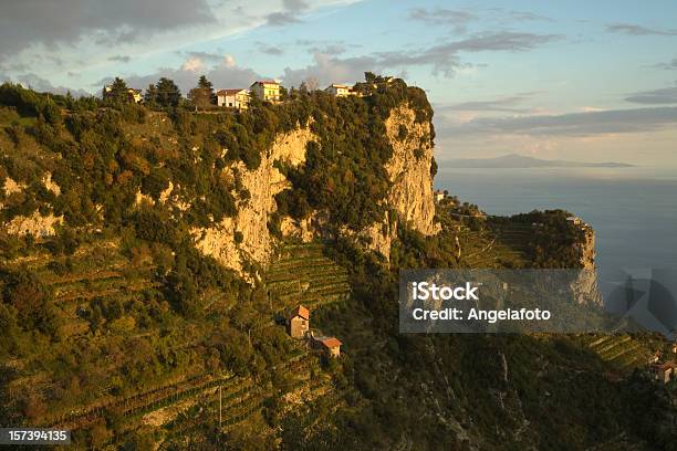 Vigneto Sulla Costiera Amalfitana - Fotografie stock e altre immagini di Amalfi - Amalfi, Ambientazione esterna, Autunno