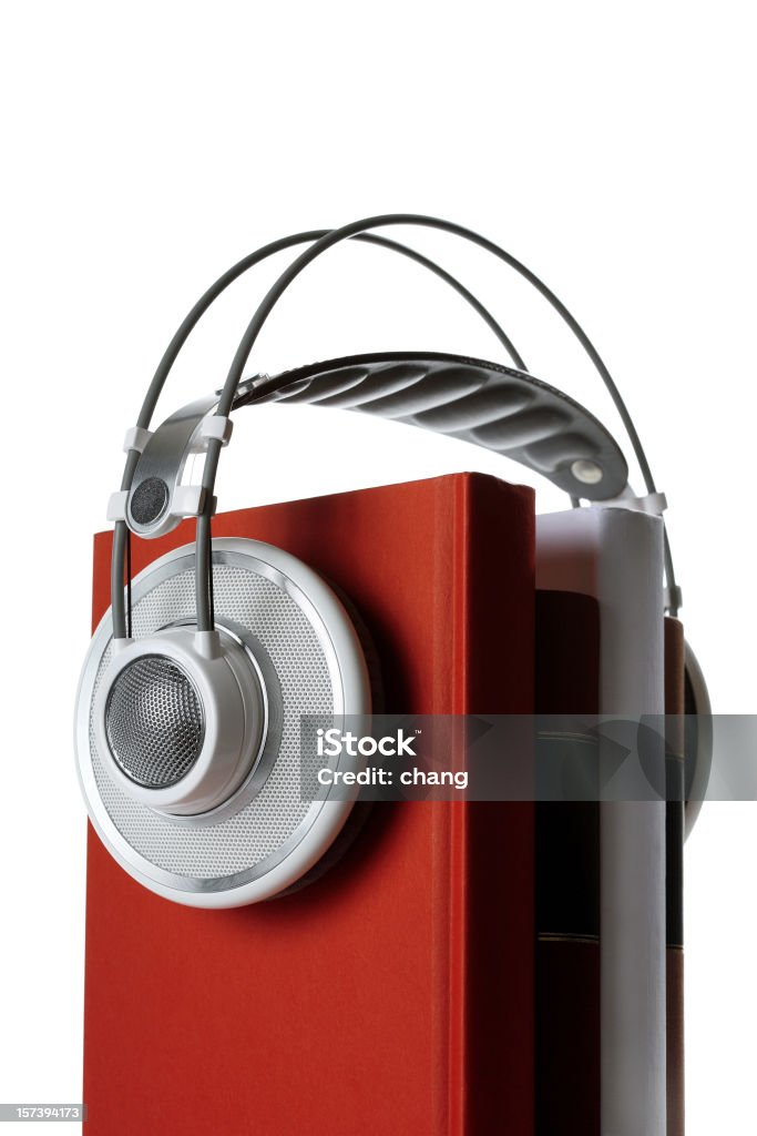 audiobooks Audio Equipment Stock Photo