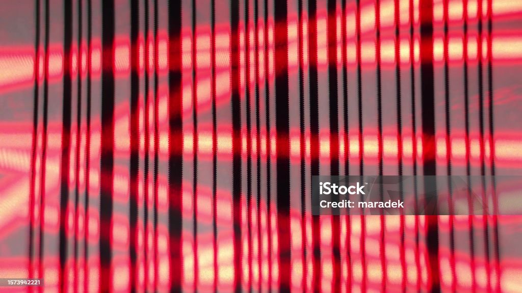 Barcode Scanning With Multiple Barcode Scanners Red Laser Beams Stock ...