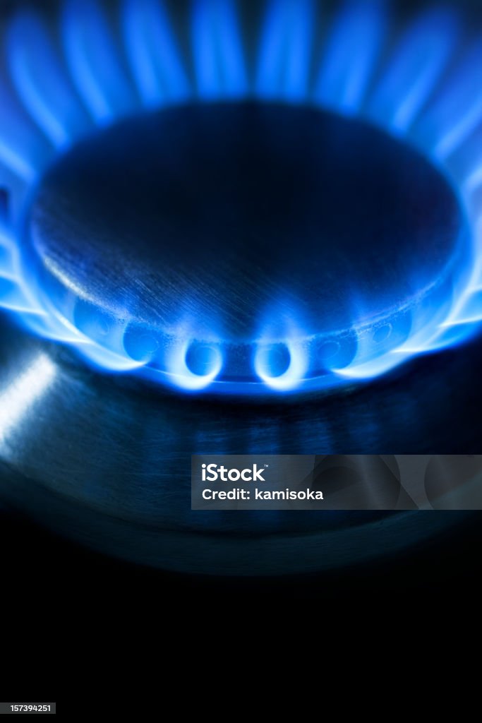 Gás de chama - Foto de stock de Abastecer royalty-free
