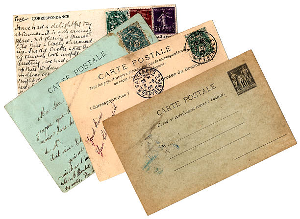 istock Four French postcards 157394567