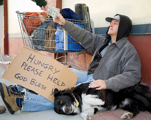 istock Homeless Man on a City Street 157394804