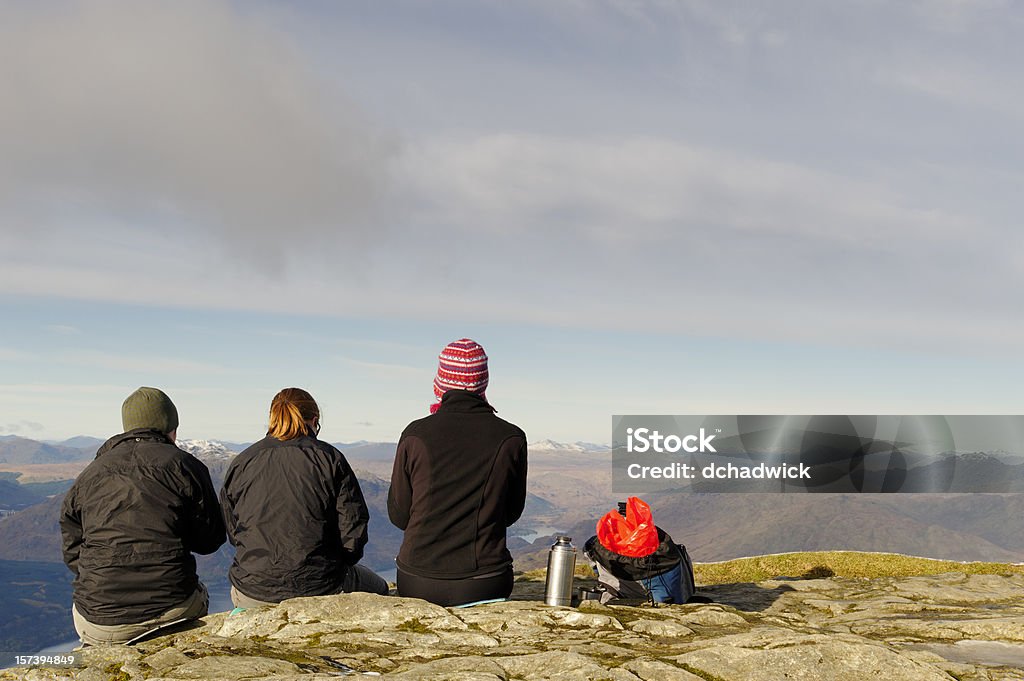 Vista dal Monte Ben Lomond - Foto stock royalty-free di Ambientazione esterna