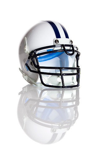 Football Helmet  isolated on white background