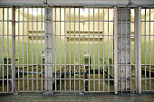 Prison cells with bars