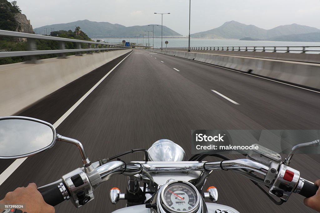 Acelere Motorcycle Ride - Foto de stock de Motocicleta libre de derechos