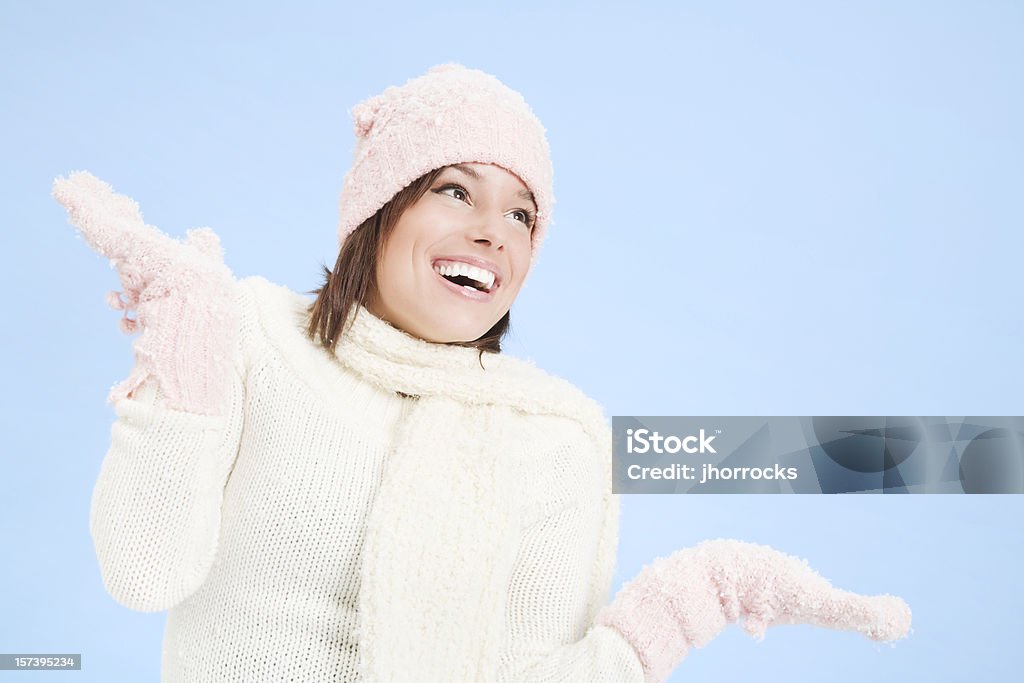Winter Woman  20-29 Years Stock Photo