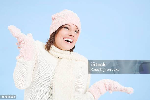 Winter Woman Stock Photo - Download Image Now - 20-29 Years, Activity, Adult