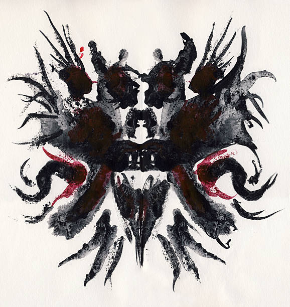 istock Demon watercolor painting 157395250
