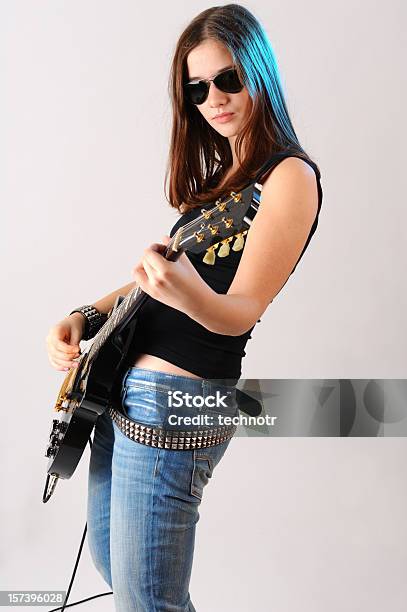 Playing Guitar Stock Photo - Download Image Now - 14-15 Years, Adult, Arts Culture and Entertainment