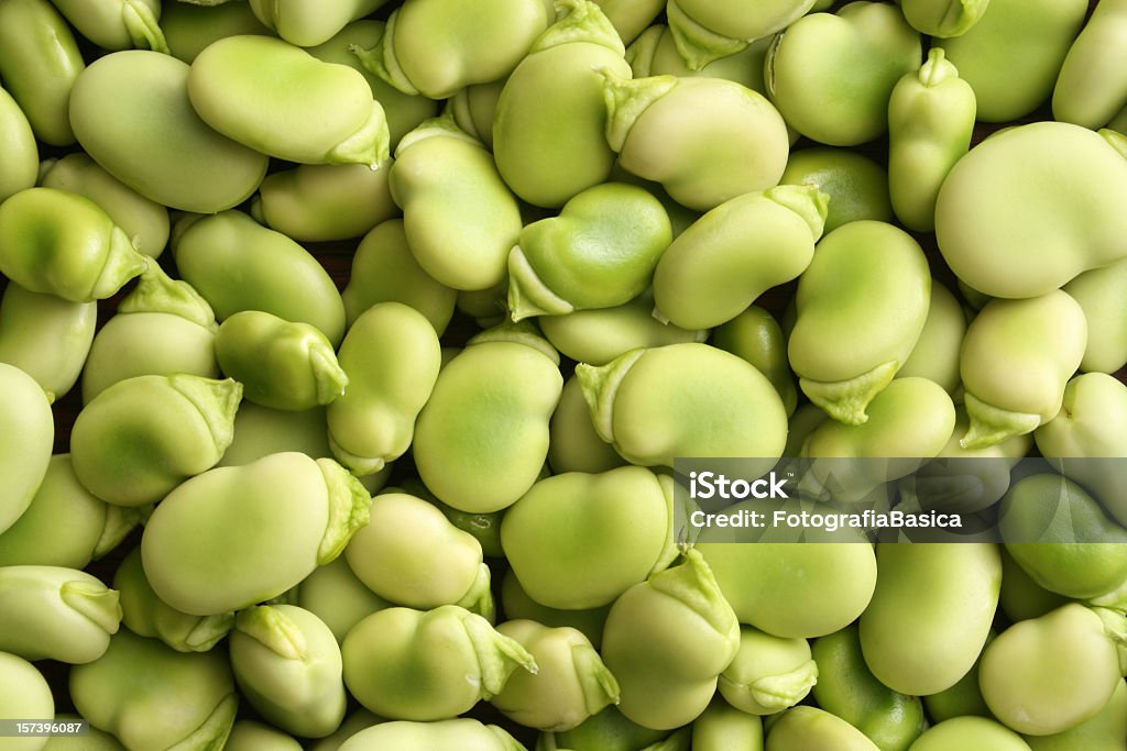 Raw feijão-fava - Foto de stock de Fava - Feijão royalty-free