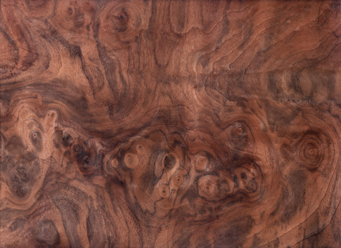 Oscilación grano negro fondo de madera de nogal photo