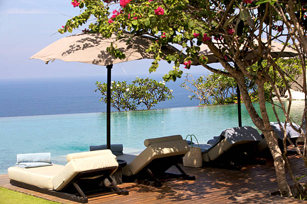 istock Infinity-Pool at a resort in Bali 157396227