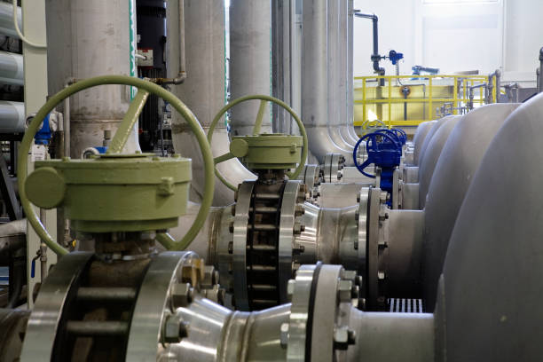istock Heavy Industry Conduits, Valves and Transfer Pipes 157396371