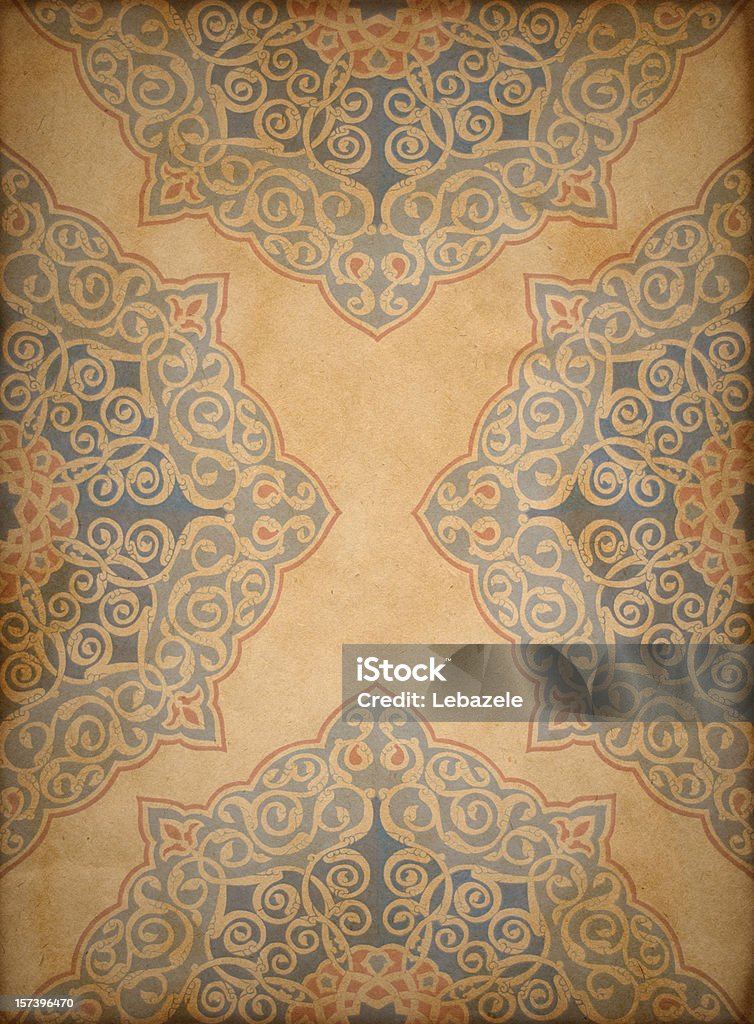 Sfondo di carta Design orientale - Foto stock royalty-free di Motivo decorativo