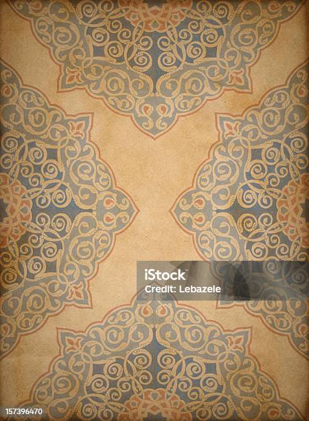 종이 배경기술 오리엔털 디자인식 패턴에 대한 스톡 사진 및 기타 이미지 - 패턴, 종이, 이슬람교