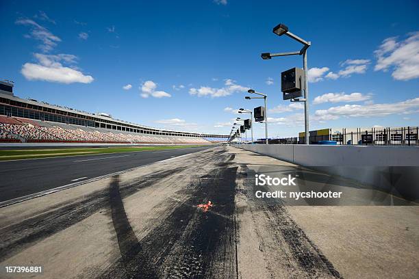 Pit Row Stock Photo - Download Image Now - Pit Stop, Sports Track, Stock Car