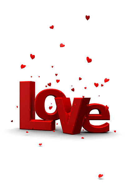 amor - heart shape confetti love single word - fotografias e filmes do acervo