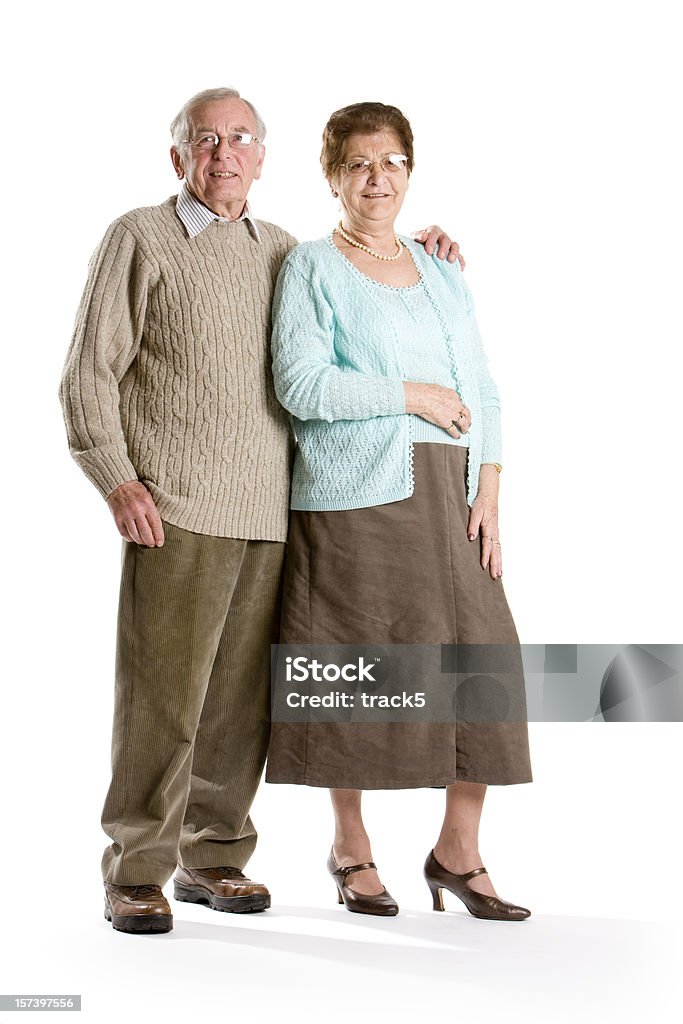 Ancianos Pareja De Jubilados Foto de stock y más banco de imágenes de Foto  de estudio - Foto de estudio, Hombres mayores, Mujeres - iStock