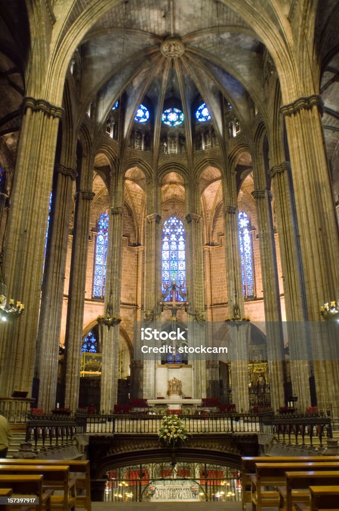 Gótico catedral de Barcelona, España - Foto de stock de Catedral de Barcelona libre de derechos