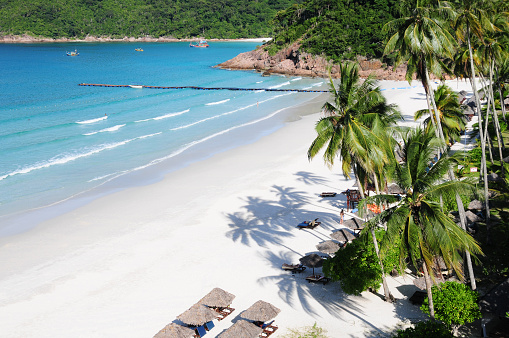 A beautiful beach resort in Redang Island, Malaysia.