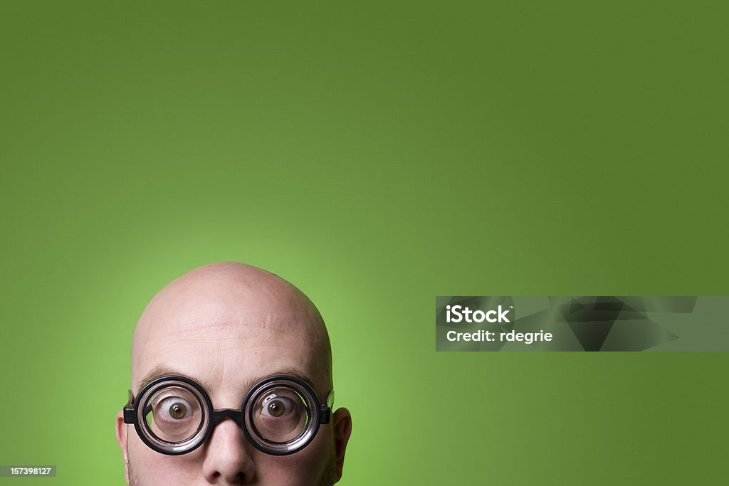 Espie Geek - Foto de stock de Careca royalty-free