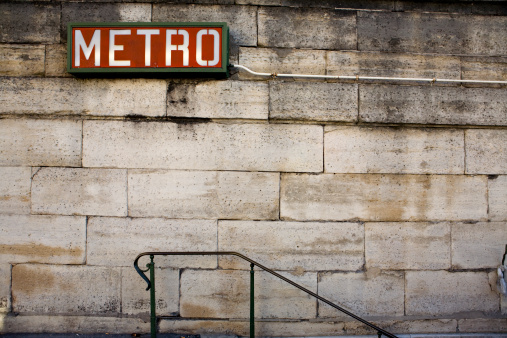 The world famous Paris Metro Sign.    Check out my 