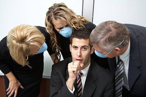 Germs in the Workplace stock photo