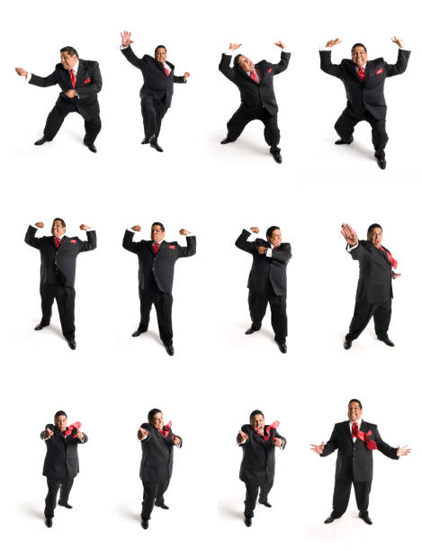 3d render of a penguin in a pork pie hat and sunglasses dancing
