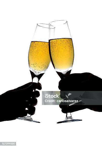 シャンパンでの乾杯クリッピングパス - ガラスのストックフォトや画像を多数ご用意 - ガラス, グラス, シャンパン