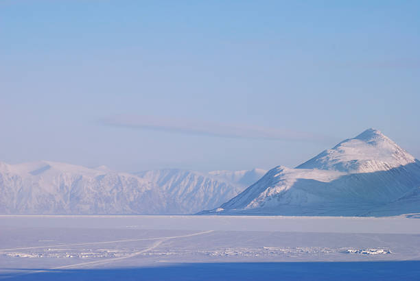 Admiralty Inlet, Baffin Island. stock photo