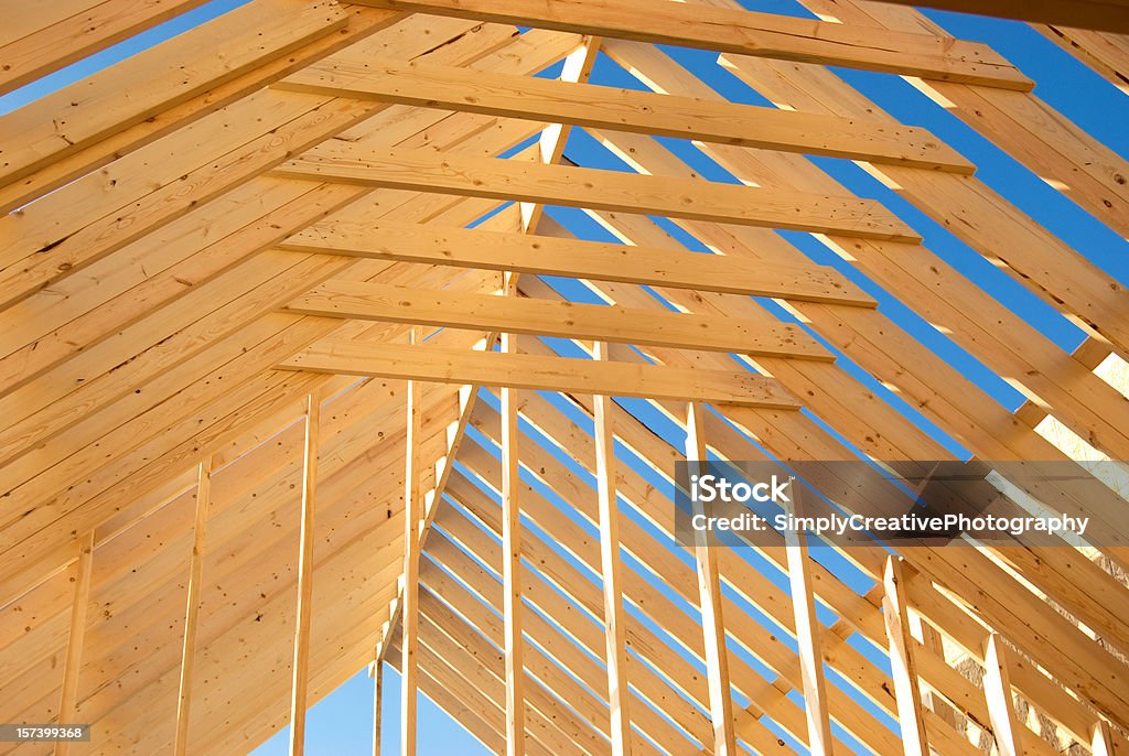 Fondo de madera de construcción - Foto de stock de Abstracto libre de derechos