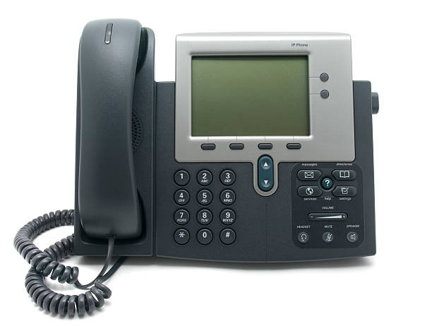moderno telefone de ip - conference phone imagens e fotografias de stock